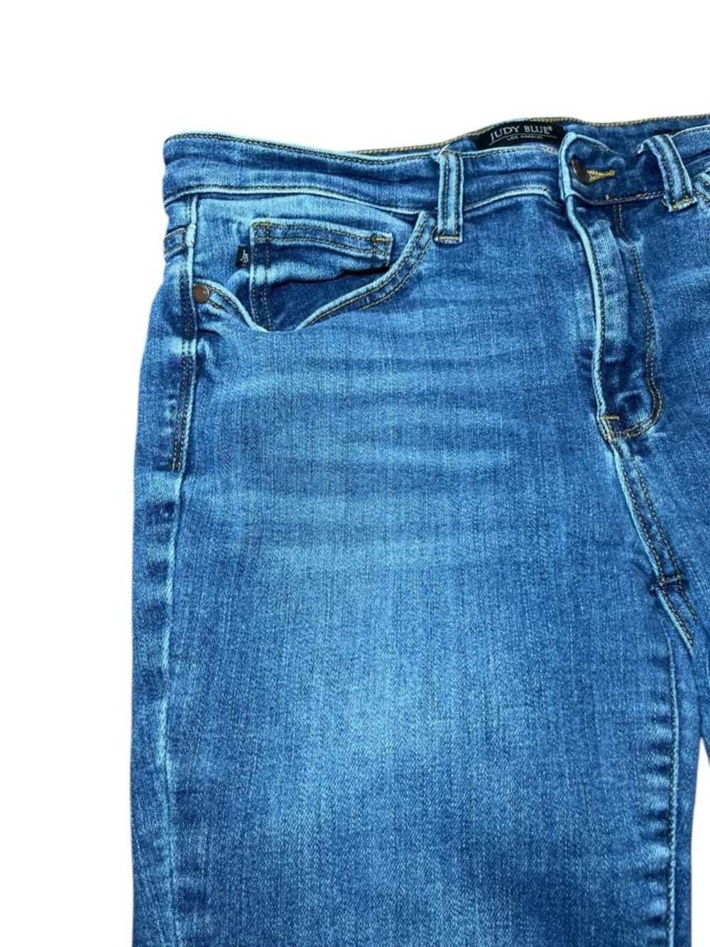 Judy Blue Women’s Mid Rise Stretchy Medium Wash Blue Skinny Jeans Size 11/30 - Picture 9 of 15